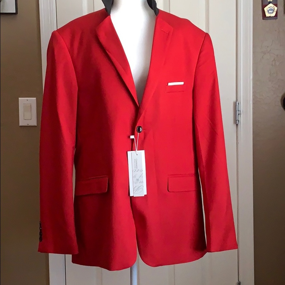 Red and black jacket